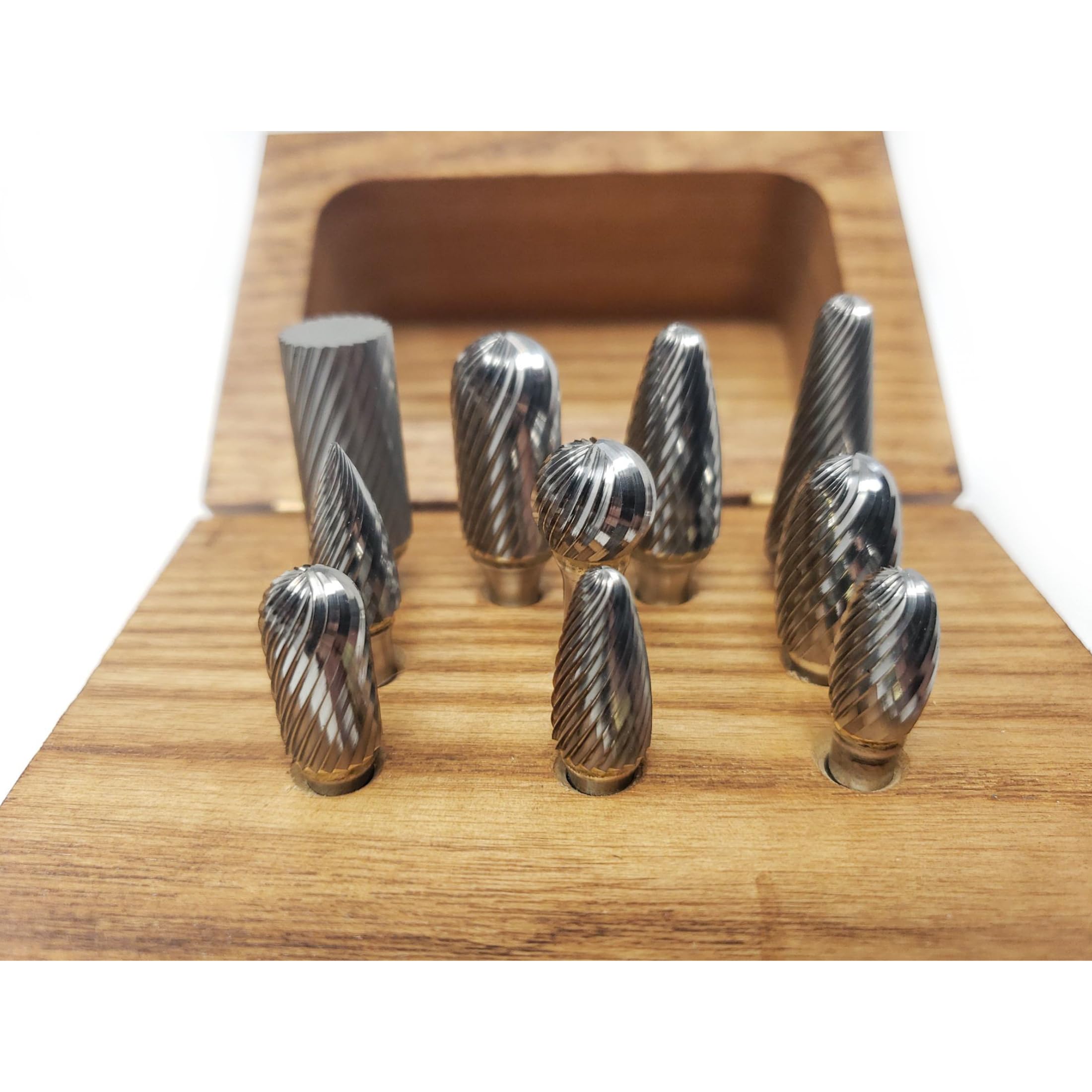 1PC Tungsten Carbide Rotary Burr Set - Single Cut Carbide Burr Die Grinder Bit for Metalworking, Wood Carving & DIY Projects - Perfect for Grinding, Shaping & Deburring Metal, Wood & Plastic