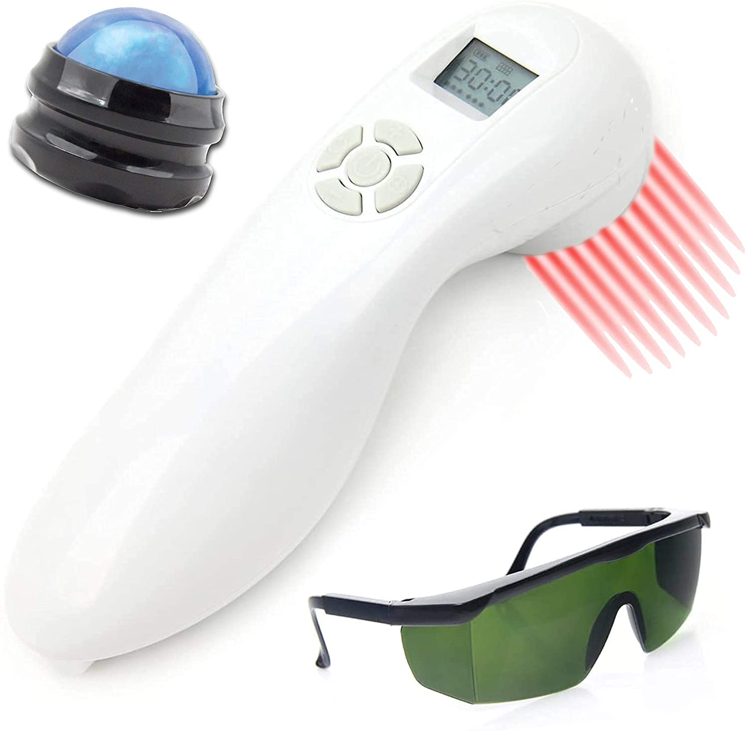 Portable Cold Laser Therapy Device for Pain Relief - Treat Back, Neck, Shoulder & Joint Pain at Home | Accelerates Wound Healing, Sports Injury Recovery & Nerve Regeneration | Perfect for Physical Therapy, Post-Surgery Rehabilitation & Chronic Pain Management