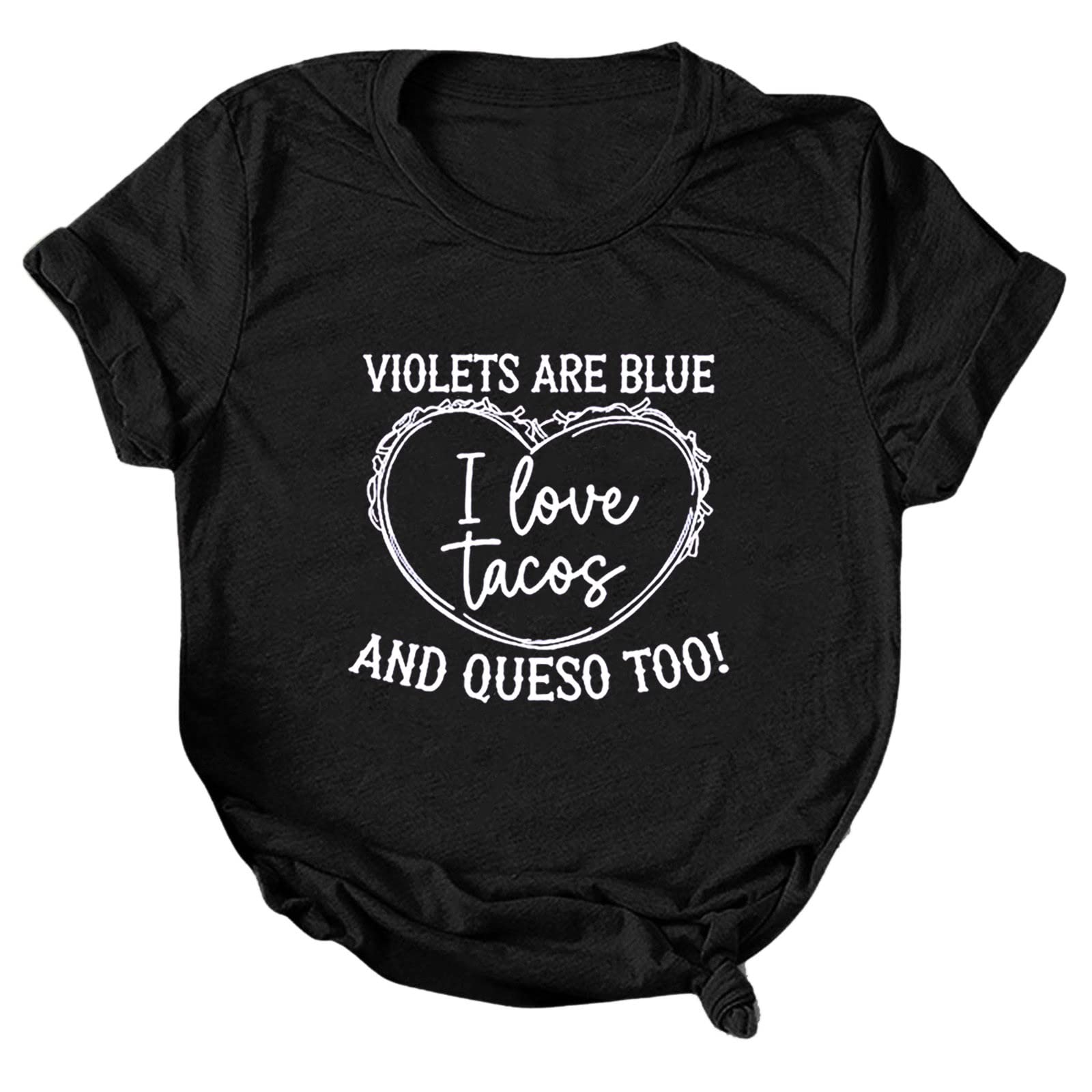 Women's Casual Letter Printed Blouse - Loose Fit Round Neck Short Sleeve Top for Spring 2024 | Perfect for Office Wear, Weekend Outings & Summer Vacation
