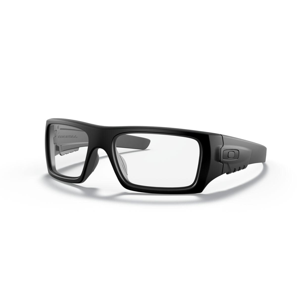 Oakley SI Ballistic Det Cord Sunglasses Matte Black/Clear - Military & Tactical Eyewear for Outdoor, Shooting & Sports - Model 0OO9253 925307