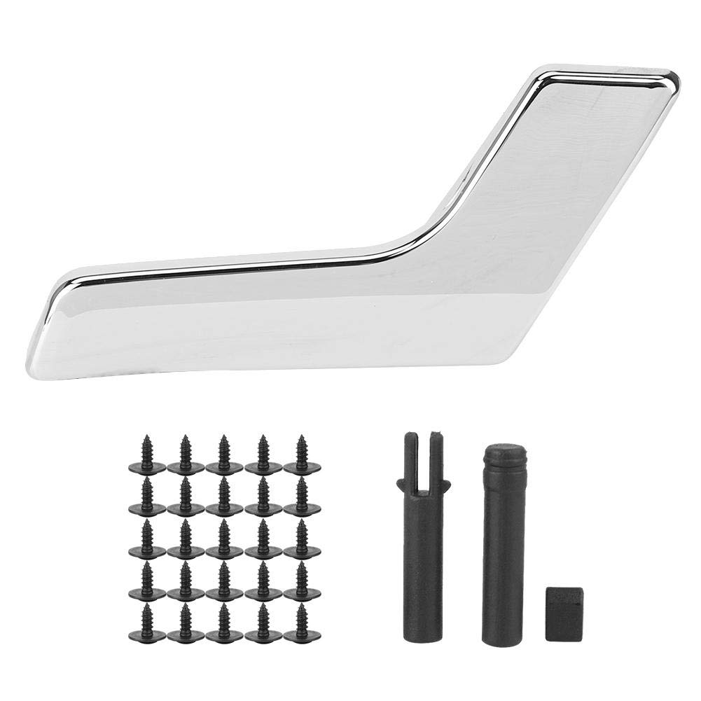 Chrome Silver Inner Door Handle Replacement for Mercedes C-Class 2009-2016 - Right Side Interior Door Handle Repair Kit for W204 Models | Perfect for DIY Car Interior Maintenance & Door Handle Fixes