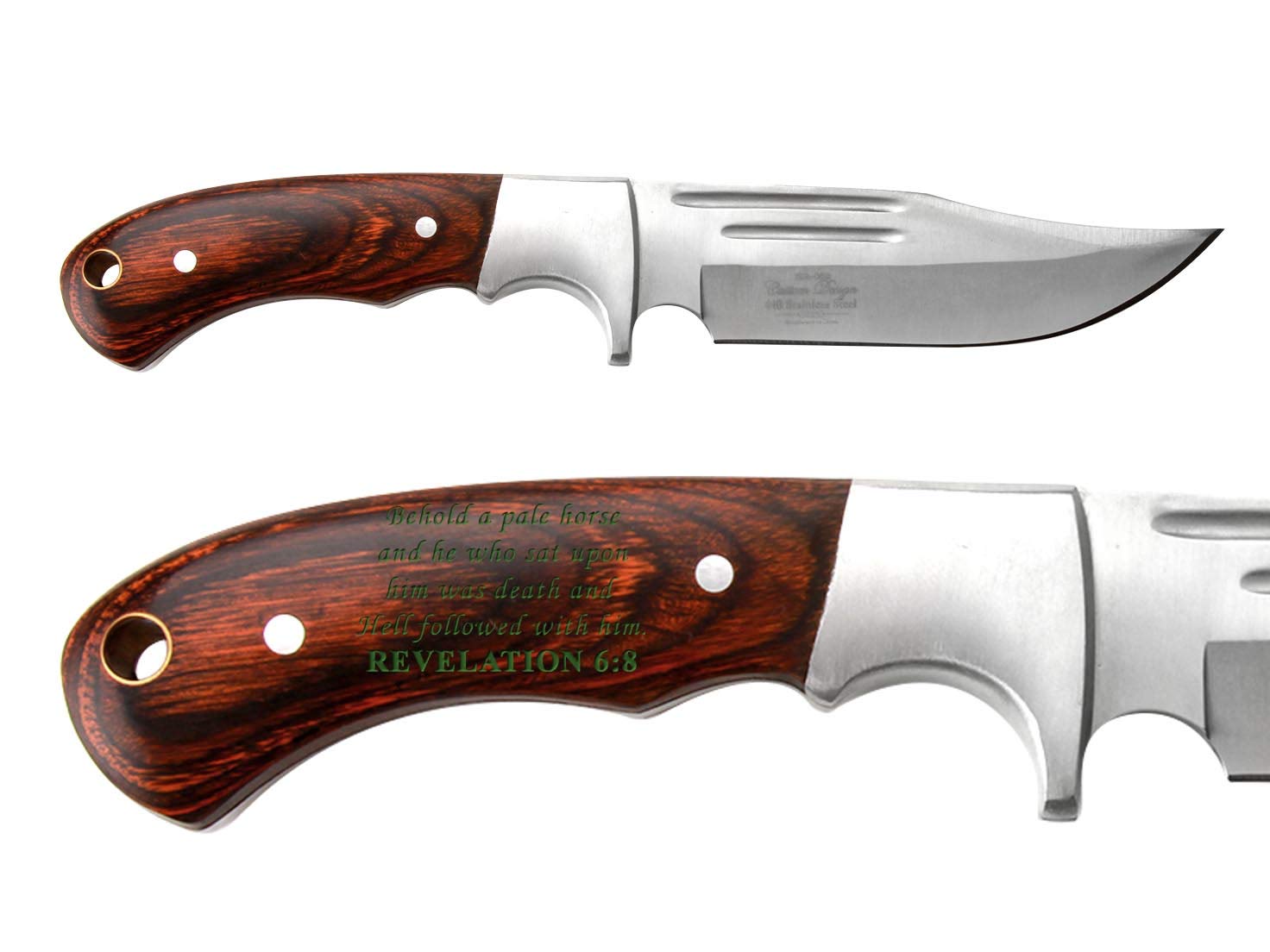 Full-Tang Hunting Knife with Sheath - Elk Ridge ER-052 for Outdoor Adventures