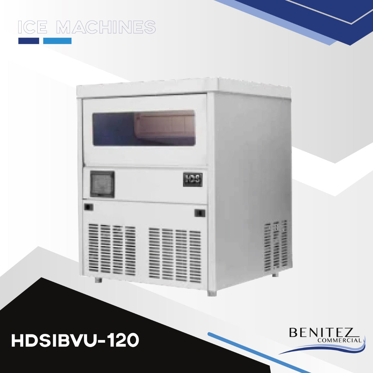 Premium Bullet Ice Maker Machine - 120 Ice Cubes Per Day for Cocktails, Smoothies & Drinks - Perfect for Home Bars, Parties & Office Use