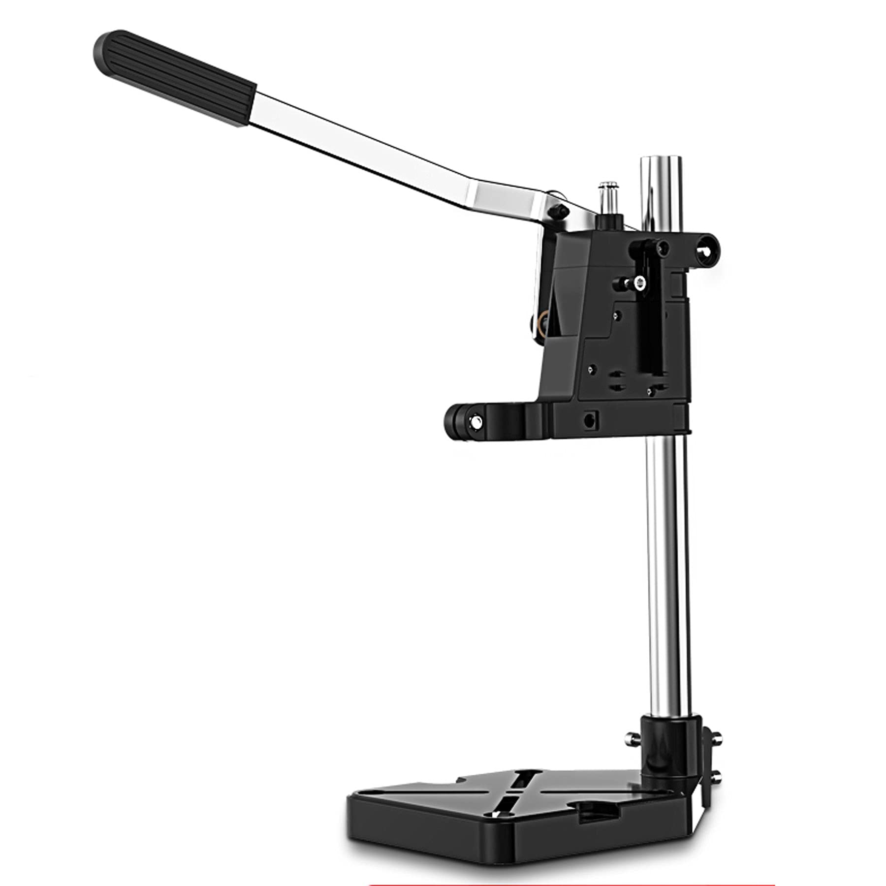 LXX Adjustable Benchtop Drill Press Stand for Hand Drills & Rotary Tools - Heavy Duty Drill Press Table with Bench Clamp & Collet for Precision Drilling - Perfect for Woodworking, Metalworking & DIY Projects
