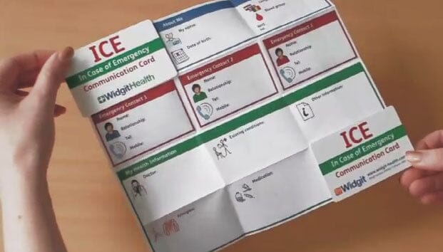 ICE Card 20 Pack - Emergency Contact Information Cards for First Responders | Perfect for Wallet, ID Badge & Travel Safety