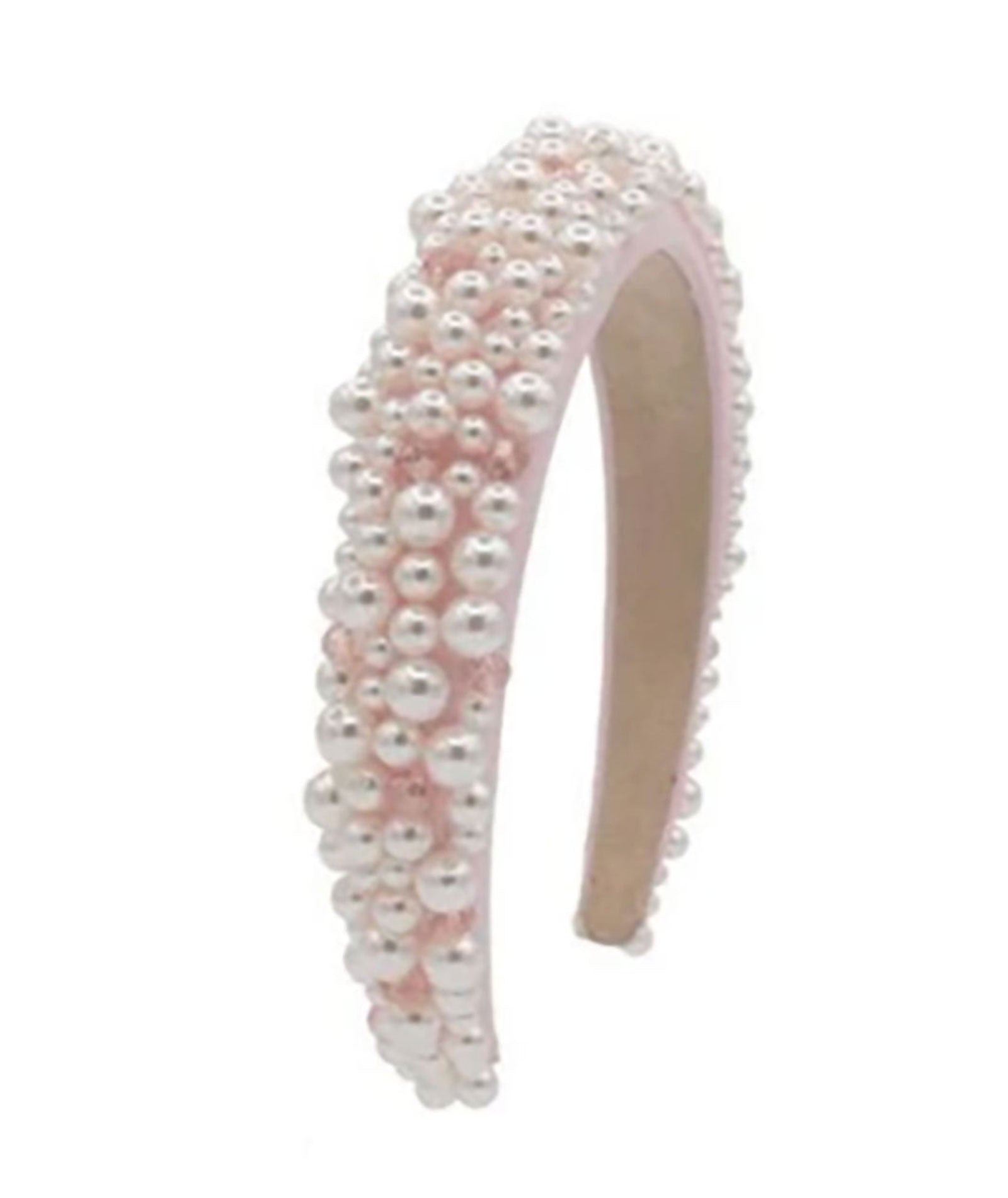 Bari Lynn Headband with Pearl Glass Beads - Elegant Hair Accessory for Women | Perfect for Weddings, Parties & Special Occasions
