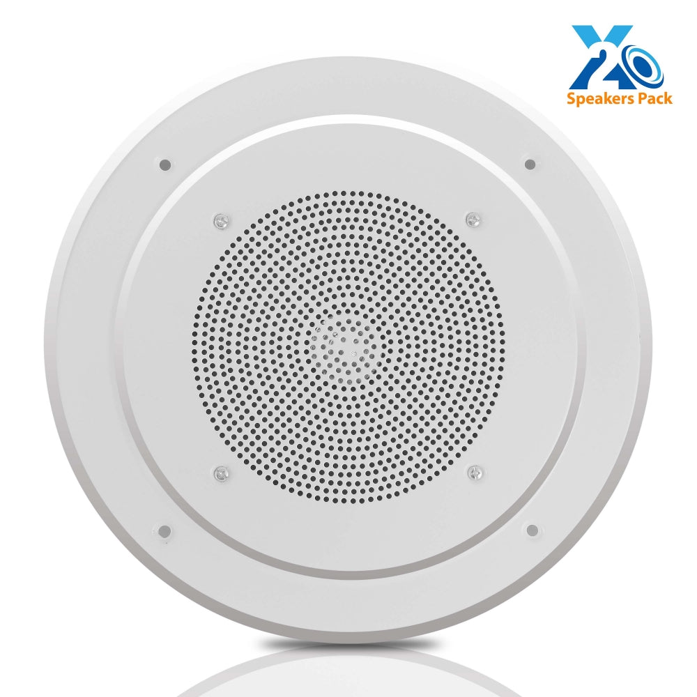8.0'' In-Wall / Ceiling Speaker 100V - High-Quality Audio for Home Theater, Office, and Commercial Spaces
