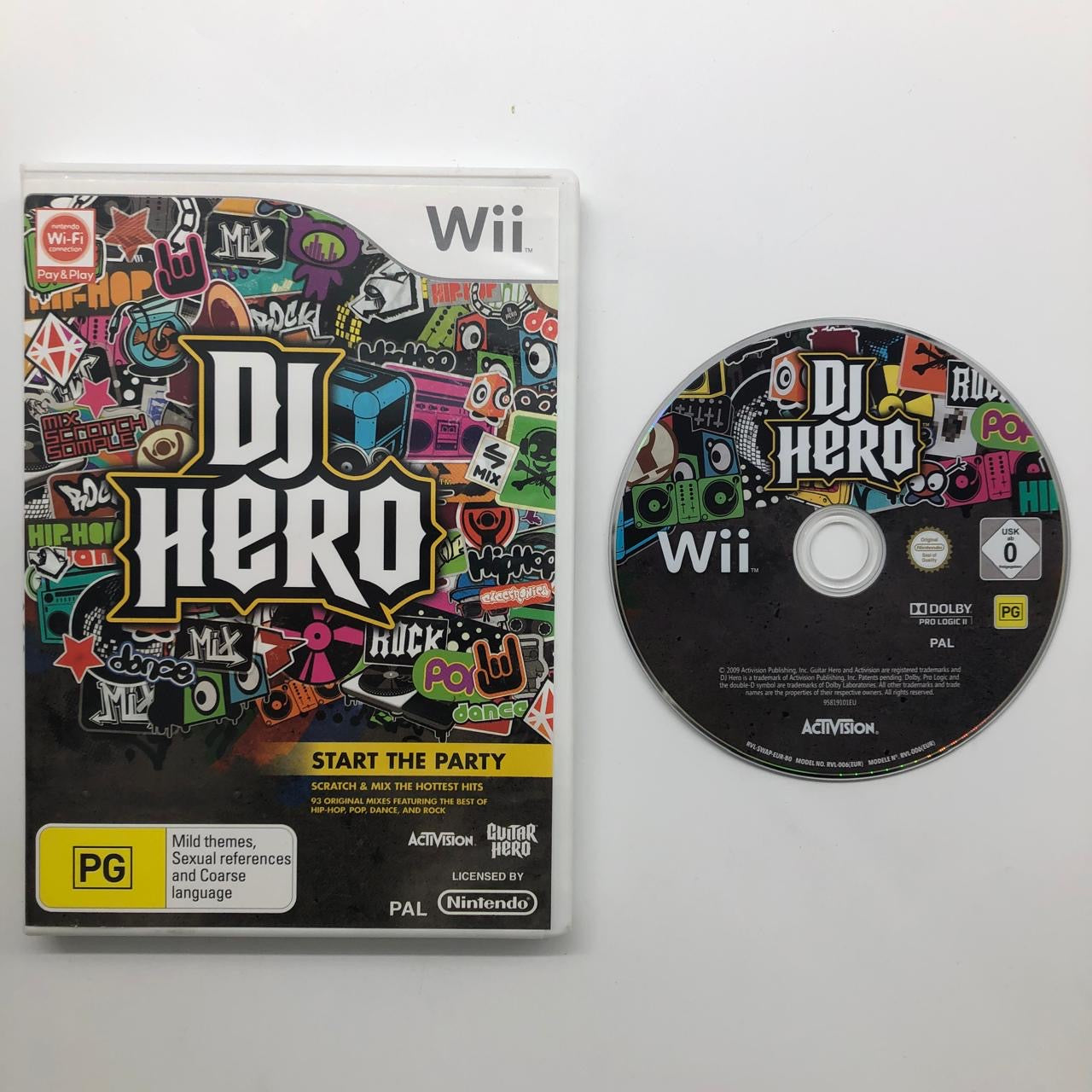 DJ Hero Game for Nintendo Wii - PAL Version | Fun Music & Party Game for Family & Friends