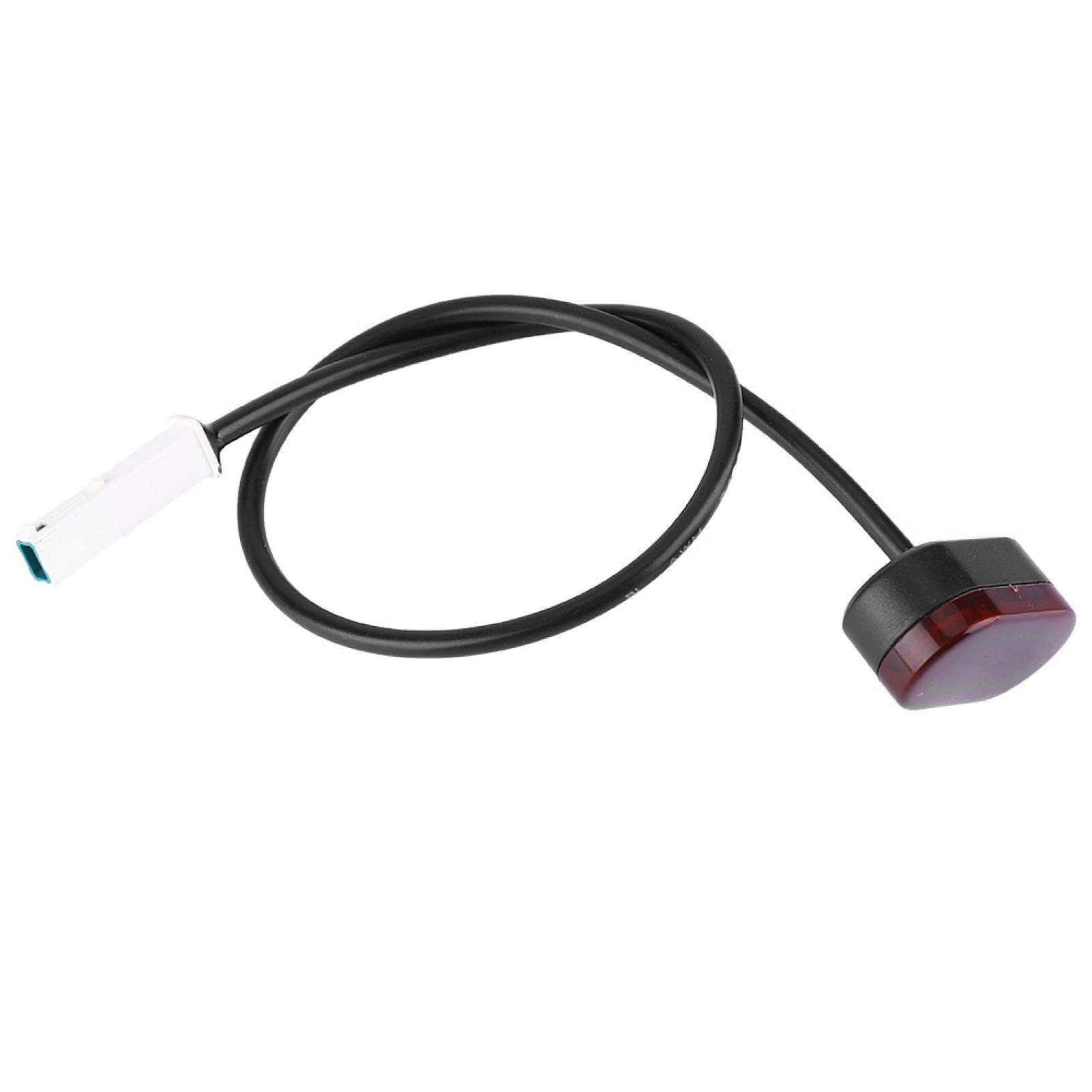Waterproof M365 Electric Scooter Replacement Tail Light - Durable ABS Plastic Black & Red LED Rear Light for Xiaomi M365 Scooter - Perfect for Night Riding, Commuting & Safety Visibility