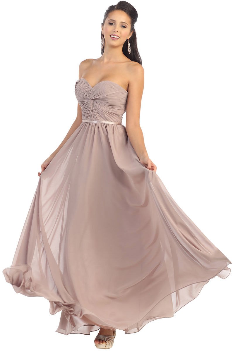 May Queen MQ1145 Elegant Bridesmaid Evening Gown - Perfect for Weddings, Prom, and Formal Events