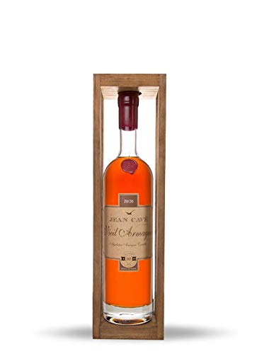 Premium Armagnac 20/20 Jean Cavé - 70cl Bottle (42% Alcohol by Volume) - Perfect for Gifts, Special Occasions & Whiskey Lovers
