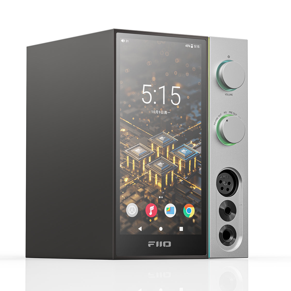 FiiO R9 Desktop All-in-One Streamer - High-Resolution Audio Player & DAC for Home & Office | Perfect for Audiophiles & Music Enthusiasts