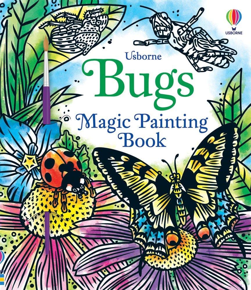Bugs Magic Painting Book for Kids - Fun & Educational Insect Coloring Activity - Perfect for Home, School & Travel