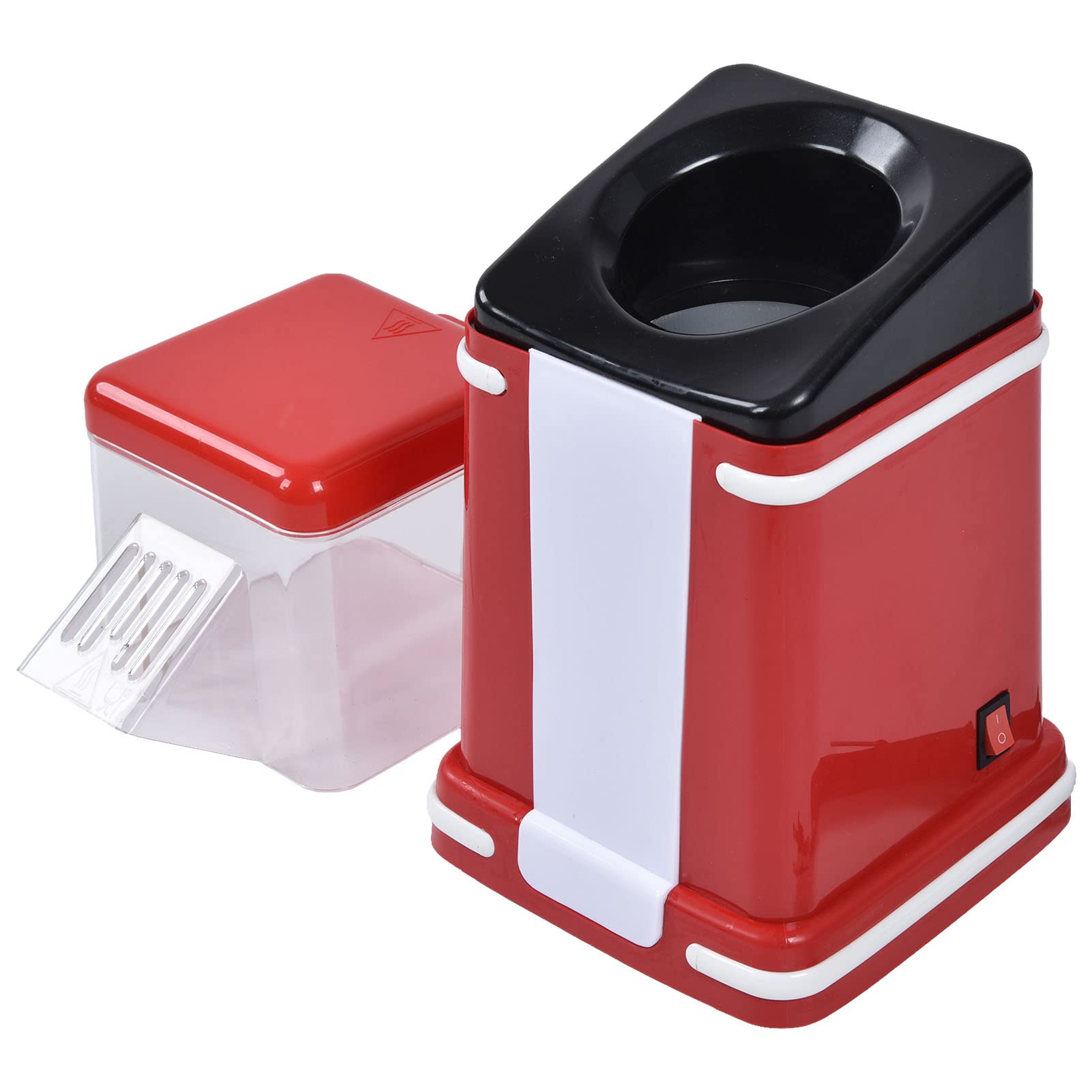 1200W Electric Hot Air Popcorn Maker Machine - Compact, Rustproof & Easy to Clean Popcorn Popper for Healthy Snacking - Perfect for Movie Nights, Parties & Family Gatherings