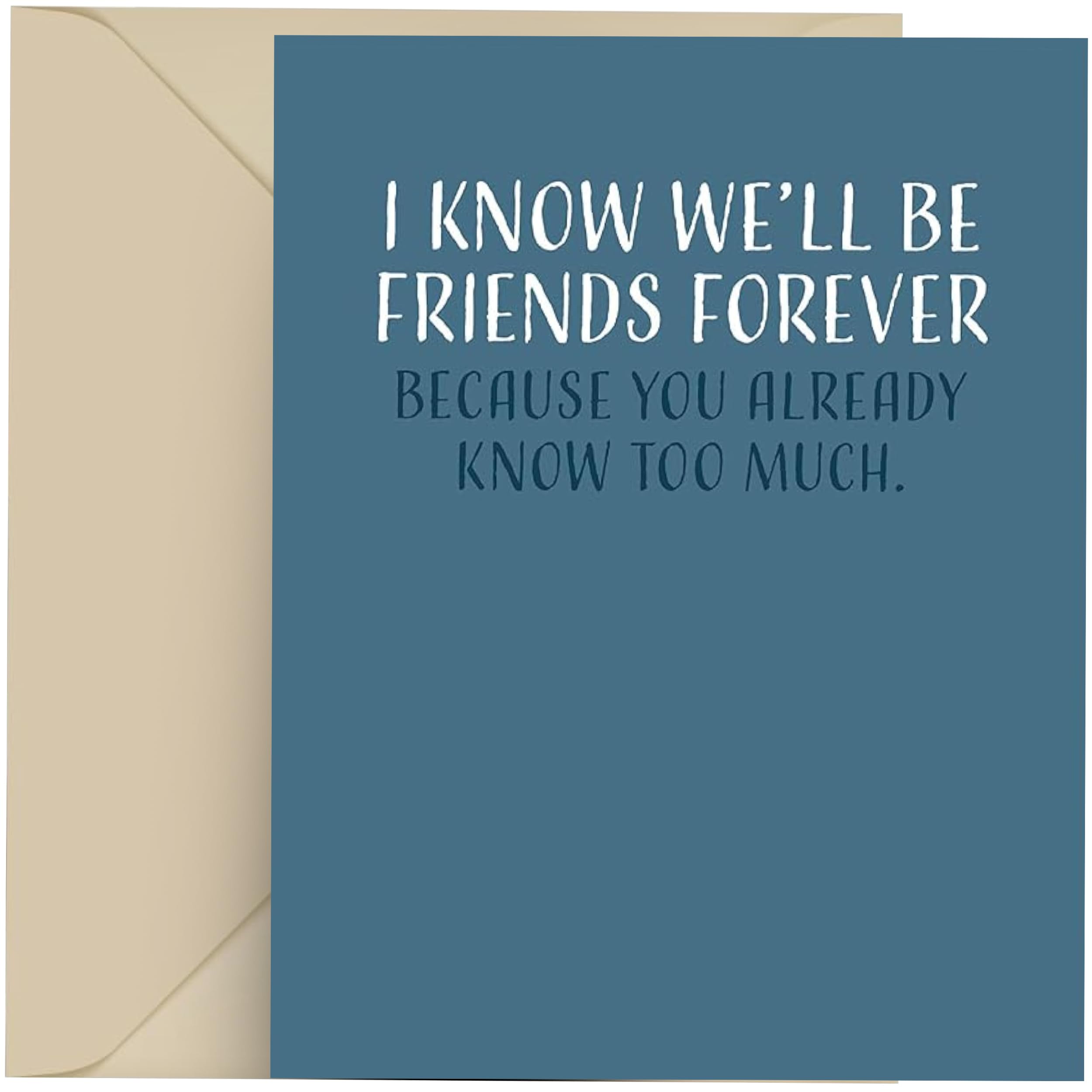 Funny Birthday Card for Husband or Wife - Blank Inside Greeting Card with Envelope, Made in USA, 4.25 x 5.5 inches - Perfect for Anniversaries, Valentine's Day, or Just Because