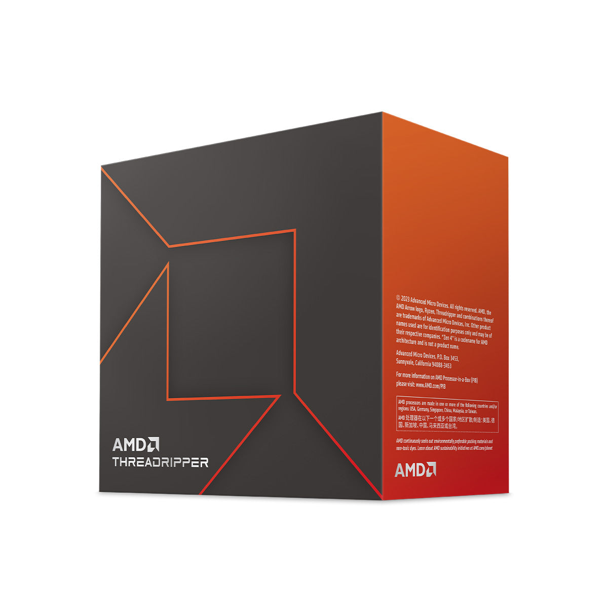 AMD Ryzen Threadripper 7960X 24-Core 5.3GHz Workstation CPU - High Performance Processor for 3D Rendering, Video Editing & Gaming PCs