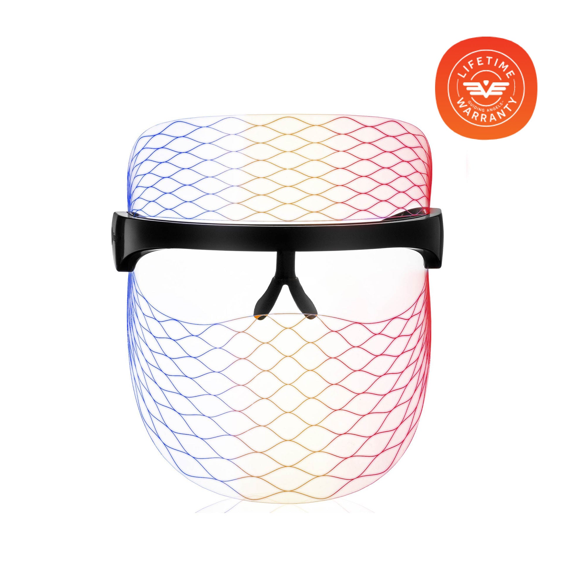 VizaCure LED Light Therapy Face Mask for Acne & Anti-Aging - Red & Blue Light Skin Treatment - At-Home Facial Care Device for Glowing Skin | Perfect for Spa Nights & Skincare Routines