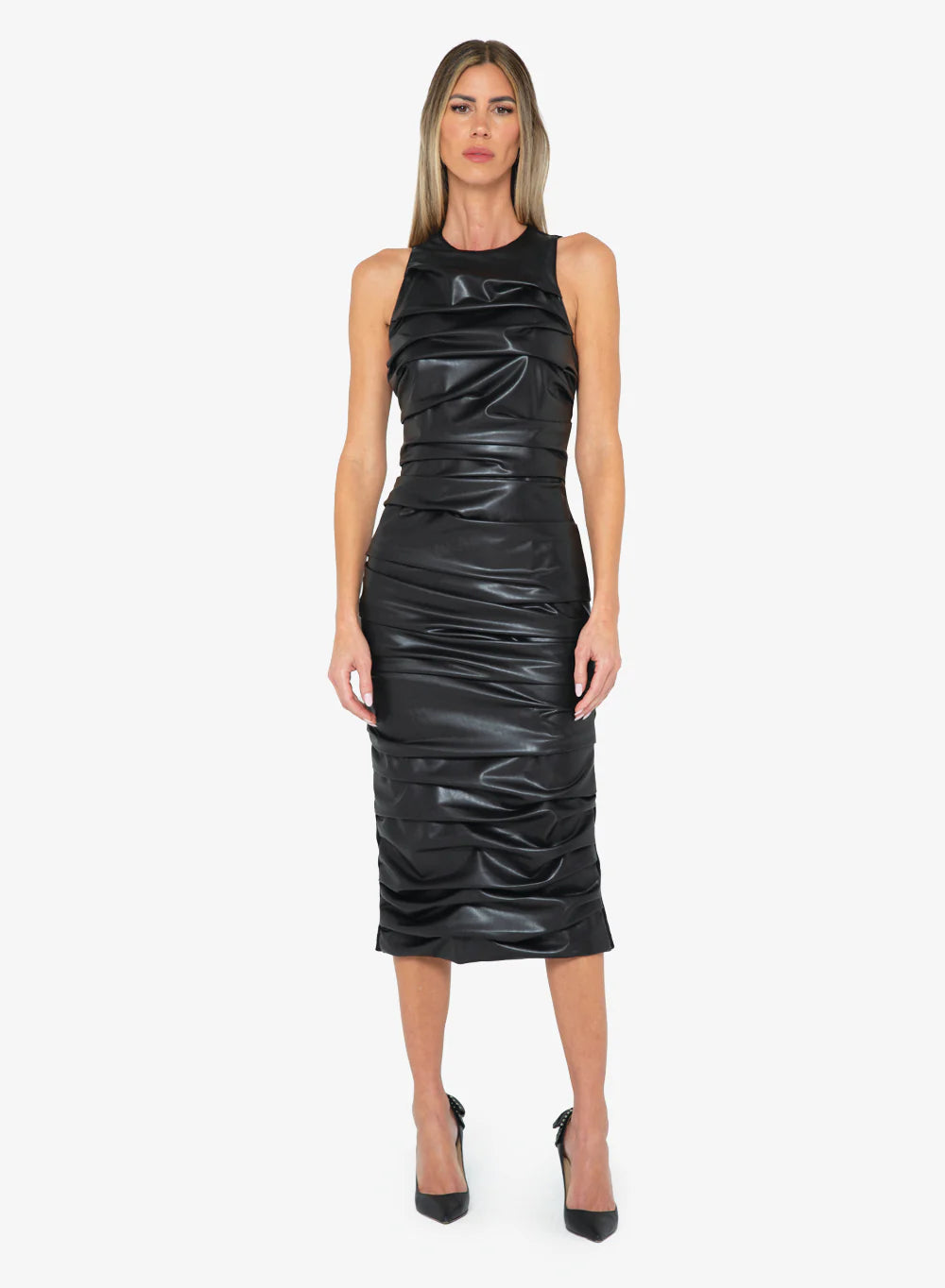 Brice Black Dress for Women - Elegant & Comfortable Formal Wear for Office, Party & Evening Events