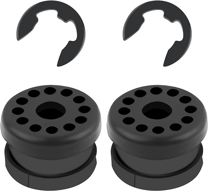 2 PCS Transfer Case Shift Link Bushing Kit with 2 PCS E-Clip - OEM# 68078974AA 68078975AA - Compatible with Dodge Ram - Durable Shift Link Repair Kit for Smooth Gear Shifting - Perfect for Off-Roading & Towing