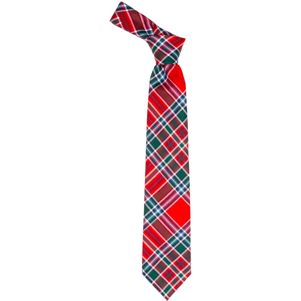 MacBean Modern Tartan Tie for Men - Classic Plaid Necktie for Business, Wedding & Formal Occasions - Premium Wool Blend Fashion Accessory