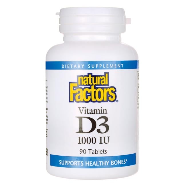 Vitamin D3 1000 IU (25 mcg) Supplement - Supports Bone Health & Immune System - for Adults & Kids - Daily Immune Support & Calcium Absorption