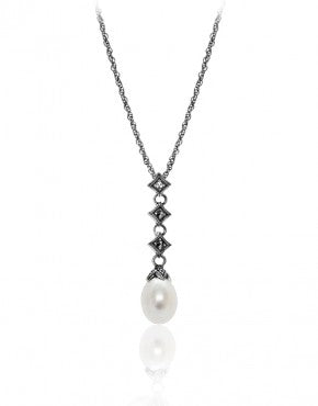 Natural Freshwater Pearl Pendant Necklace - Elegant Jewelry Gift for Women - Perfect for Weddings, Parties & Special Occasions