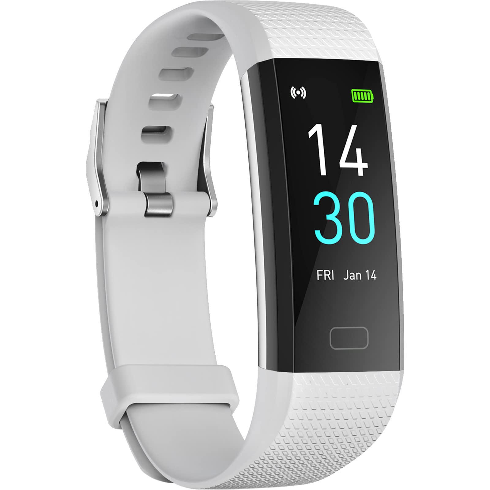 **Smart Fitness Tracker Watch with Heart Rate, Blood Pressure & Oxygen Monitor - Waterproof Sports Watch for Men & Women - Sleep Tracking, Message Alerts - Perfect for Running, Gym & Daily Activity**