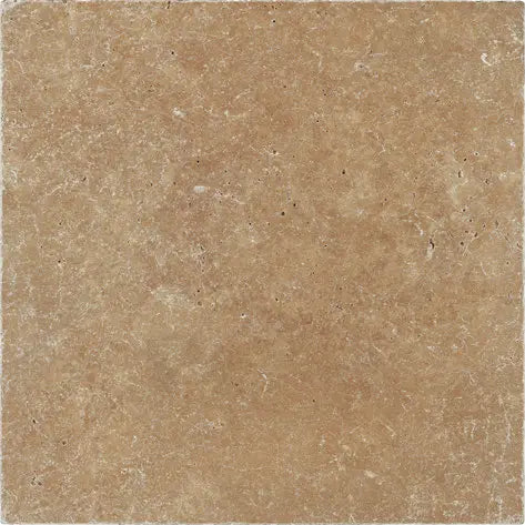 Premium Noce Travertine Tile 12x12 Inch - Honed & Filled Natural Stone Flooring - Tumbled Finish for Bathroom, Kitchen & Backsplash Renovation