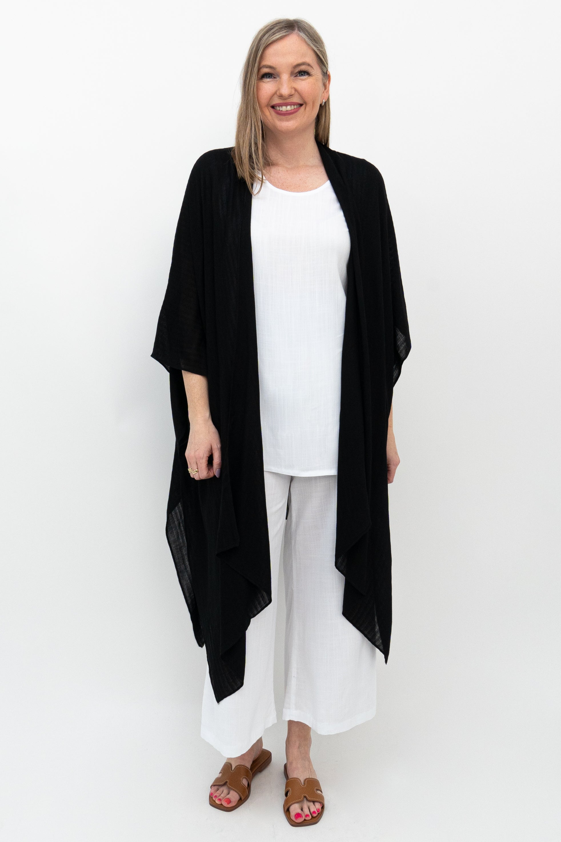 Darcy Black One Size Women's Fashion Top - Perfect for Casual Wear, Office Outfits and Evening Parties