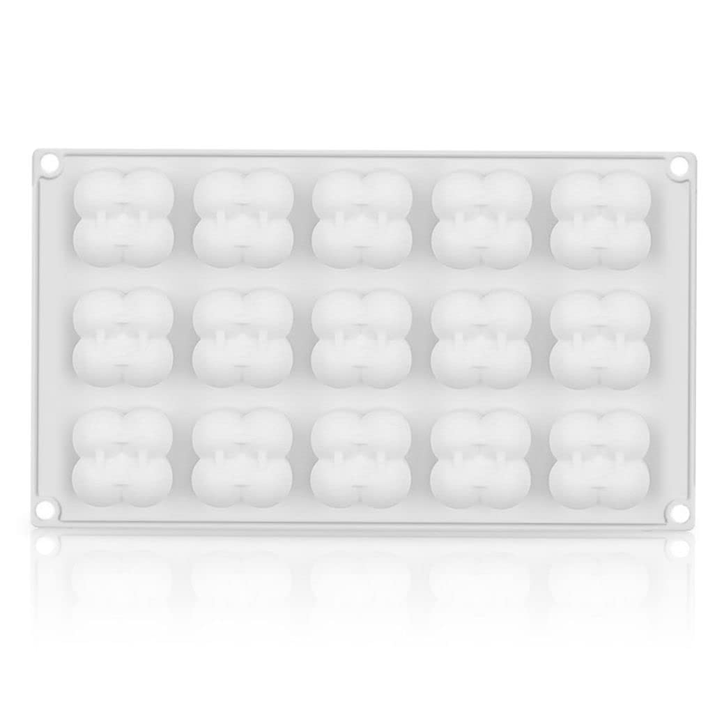Heat-Resistant Silicone Cake Molds for Baking - Non-Stick DIY Candle & Candy Making Molds, Perfect for Kids Holiday Parties, Birthday Cakes & Home Baking (Set of 6 Mini Cake Trays) | Great for Cupcakes, Desserts & DIY Crafts