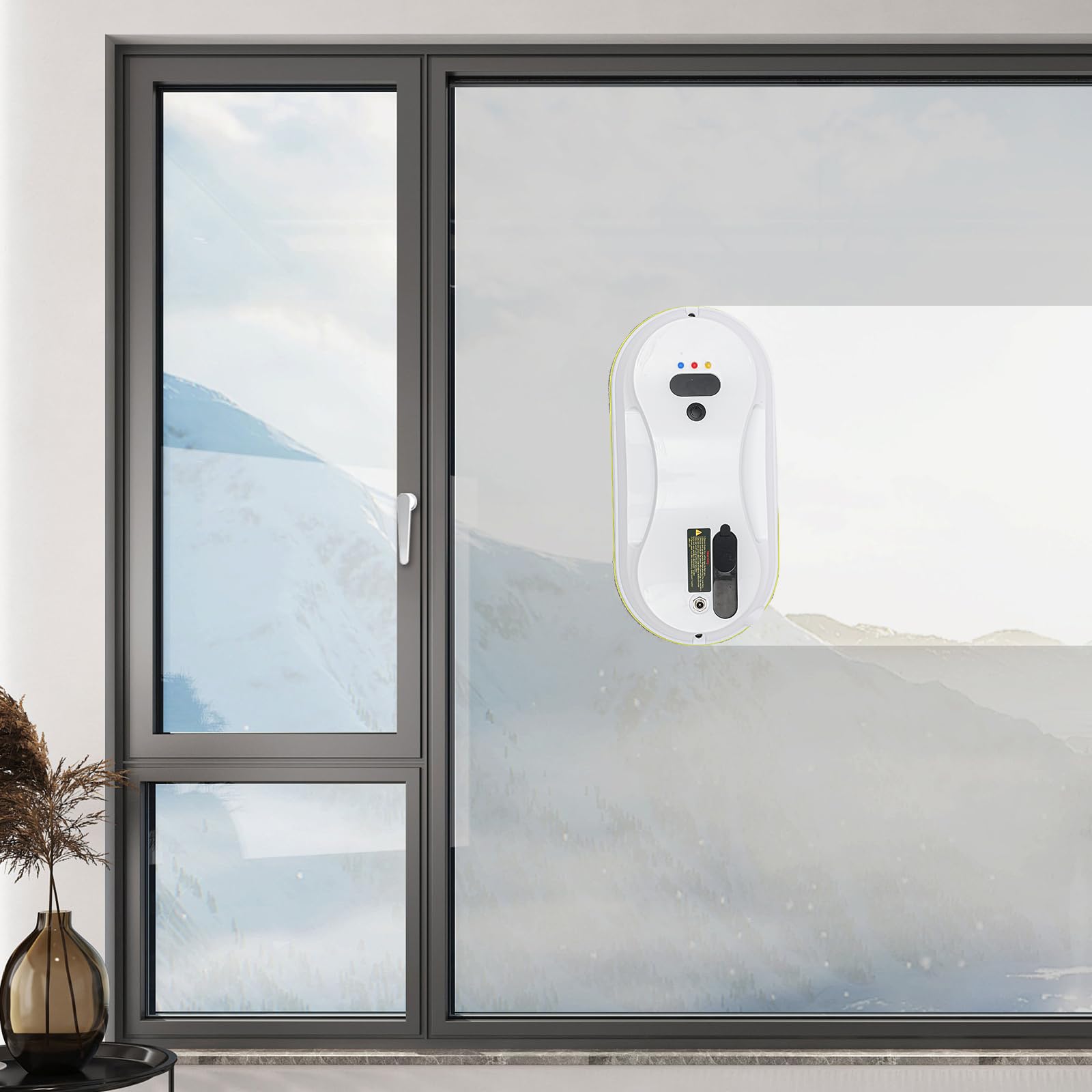 Smart Window Cleaning Robot with Remote Control - Electric Window Cleaner with Strong Suction & Auto Water Spray - Indoor/Outdoor Glass & Tile Cleaner for High Windows - Perfect for Home, Office, and Commercial Use