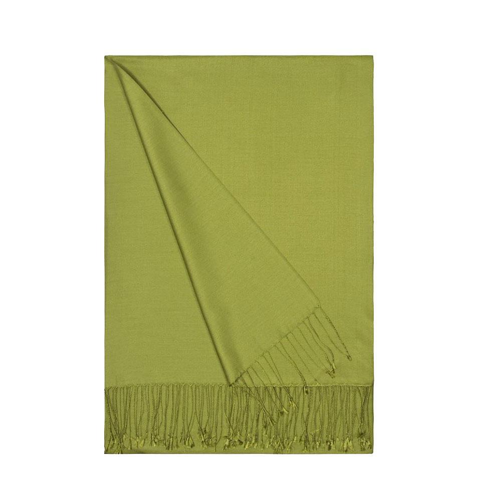 Aker Double Sided Silk Hijab Shawl Scarf - Light Green | Modest Fashion Accessory for Muslim Women, Prayer, Daily Wear & Special Occasions