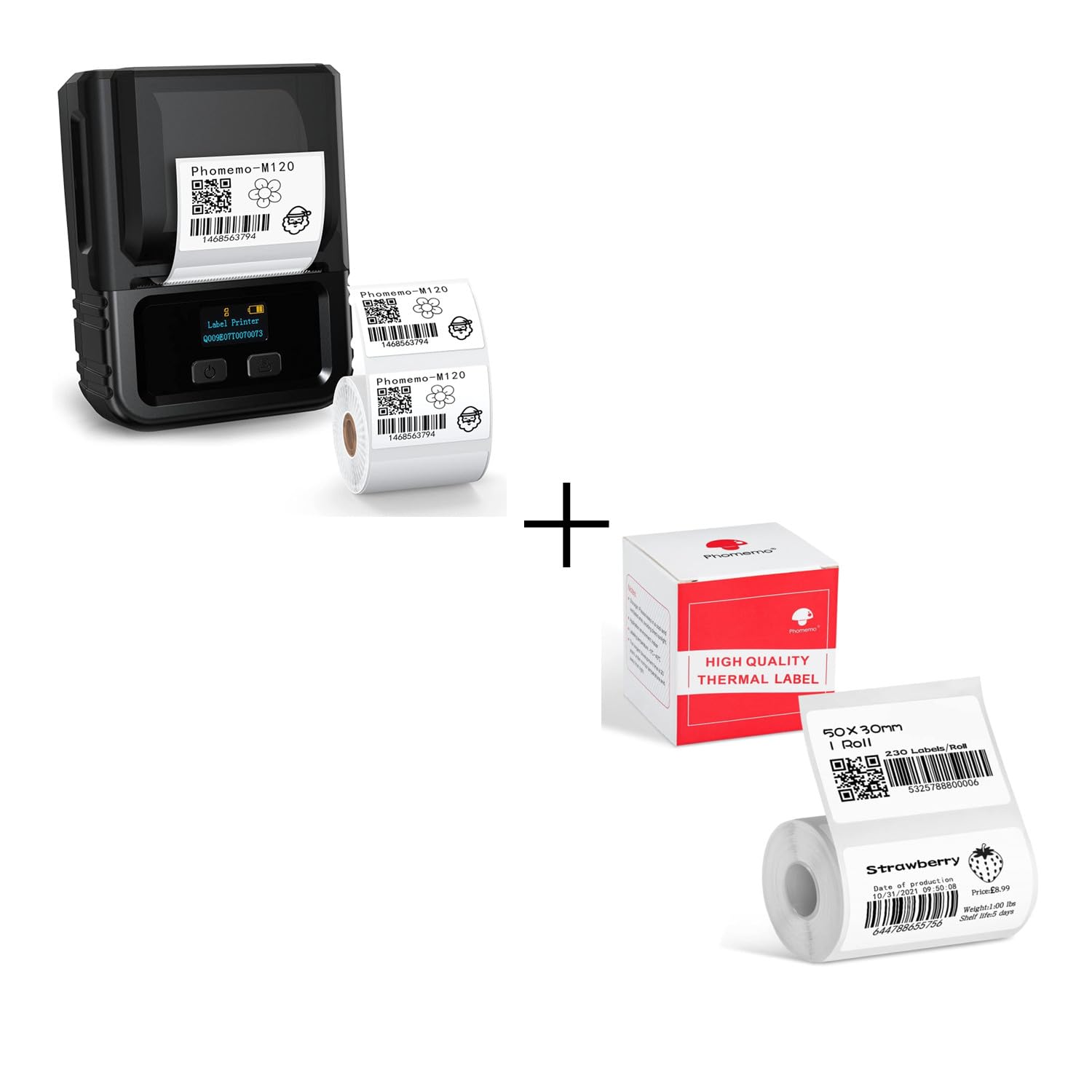 Phomemo M120 Portable Label Printer - 1.96