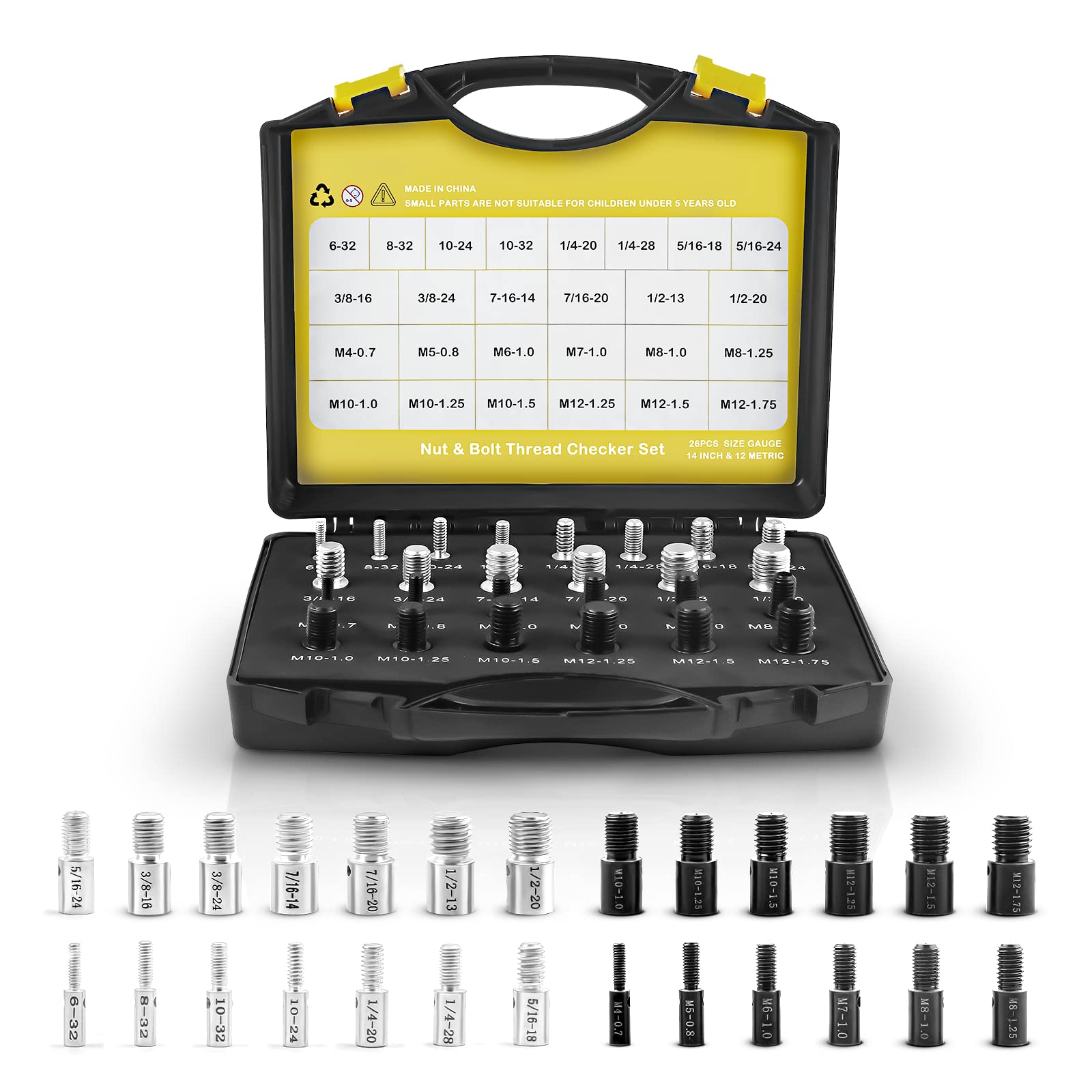 Nut & Bolt Thread Checker Gauge - 14