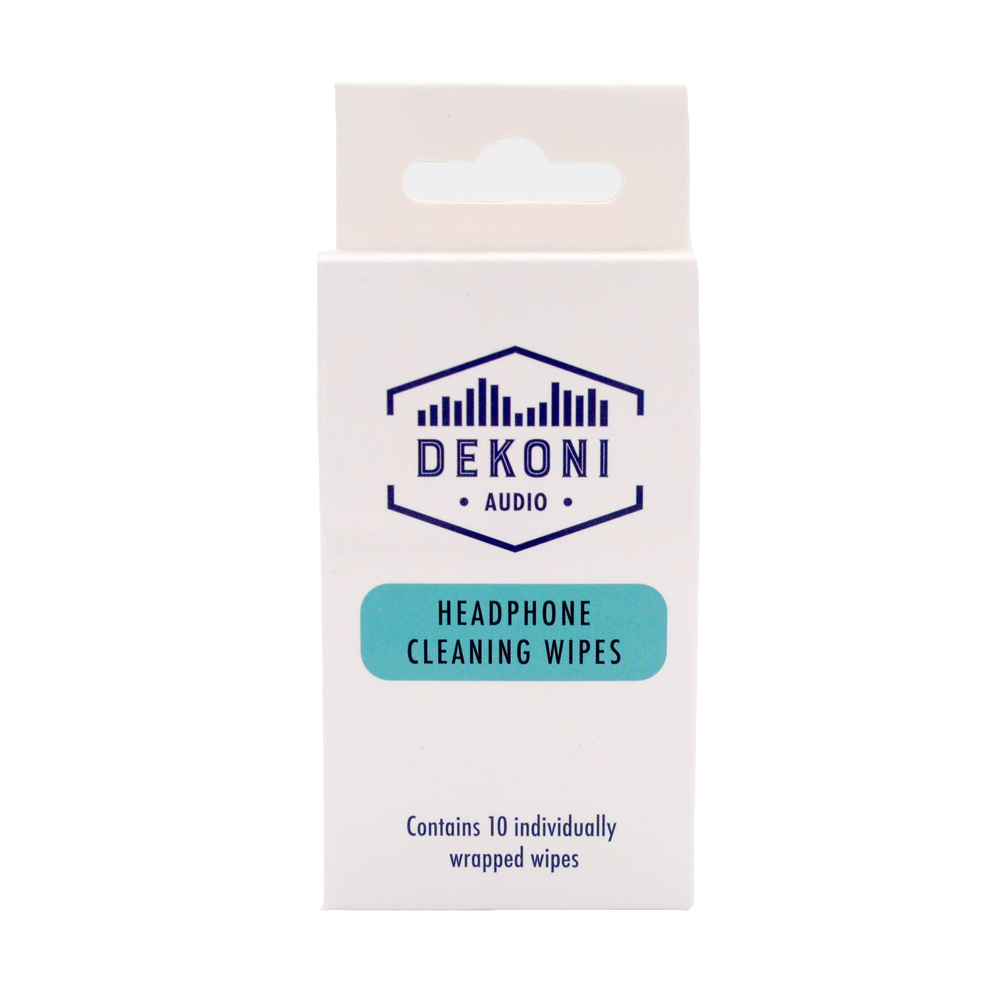 Dekoni Audio Premium Headphone Cleaning Wipes - Gentle & Effective for Headphones, Earbuds & Audio Equipment - Perfect for Studio, Travel & Home Use