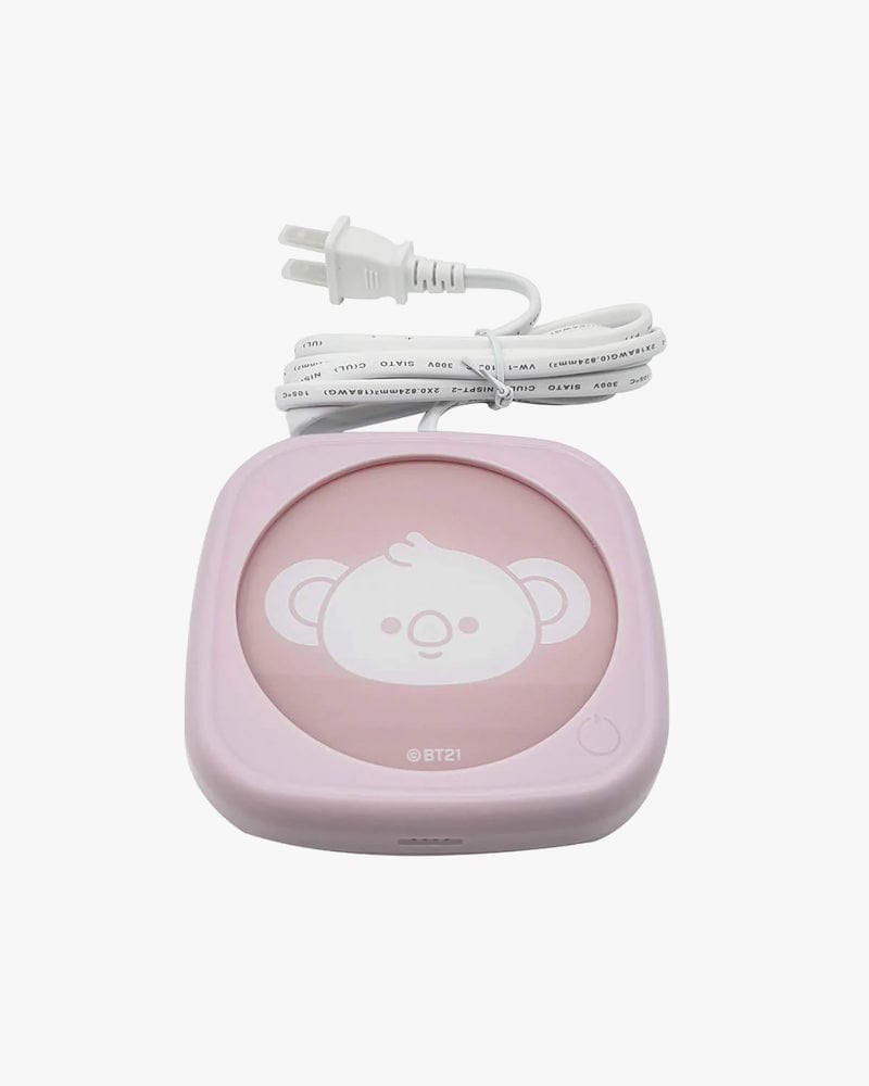 BT21 KOYA Baby Mug Warmer - Electric Coffee Cup Warmer for Desk, Cute BT21 Character Design - Perfect for Office, Home, Nursery & Gifts