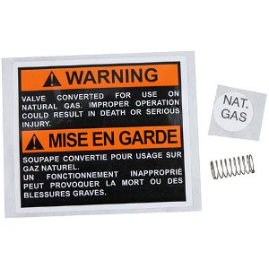 White Rogers Natural Gas Conversion Kit with Safety Valve - NRE #130227 for Furnace & Water Heater Installation