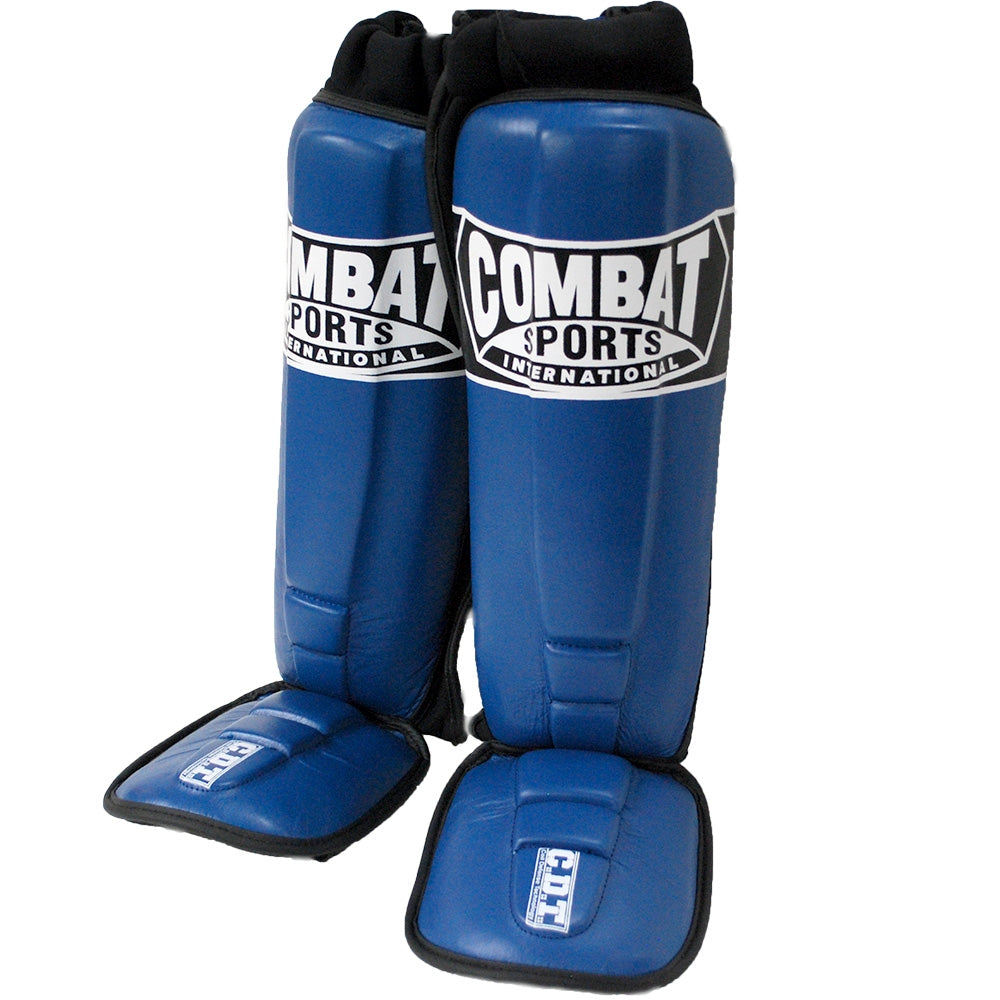 Premium Leather MMA Shin Guards for Combat Sports - Durable Protection for Training & Sparring | Ideal for MMA, Muay Thai & Kickboxing