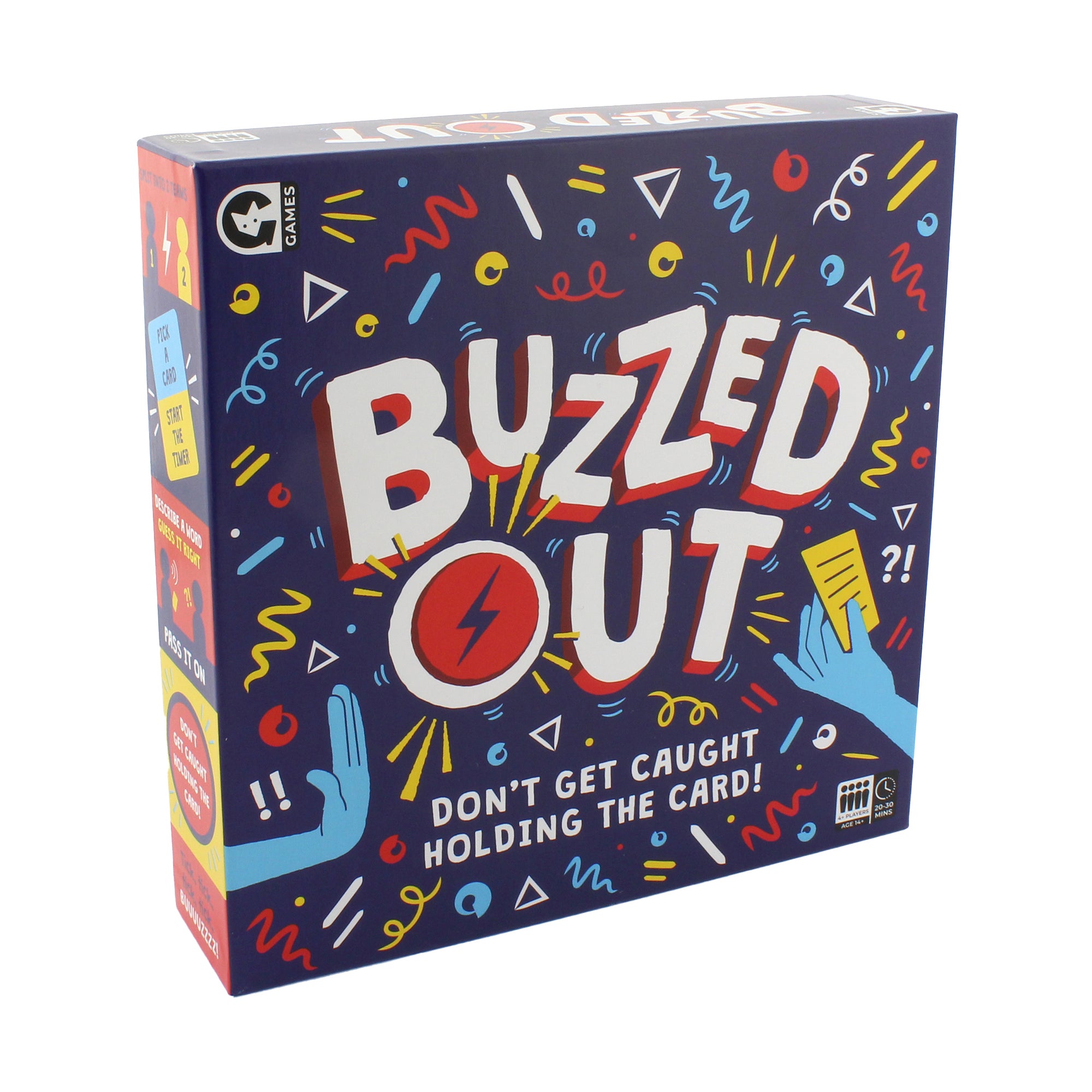 Buzzed Out: Fast-Paced Electric Word Game for Parties & Family Game Night - Fun Brain Teaser for Adults & Teens