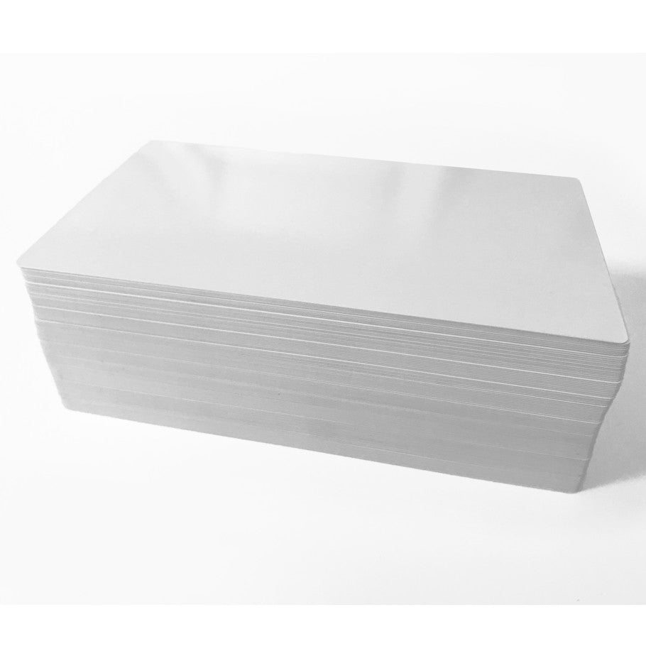 Blank Dry Erase Index Cards 3x5 Inches - 92-Pack White Reusable Note Cards for Study, Office & Classroom - Perfect for Flashcards, Memo Boards & Organization