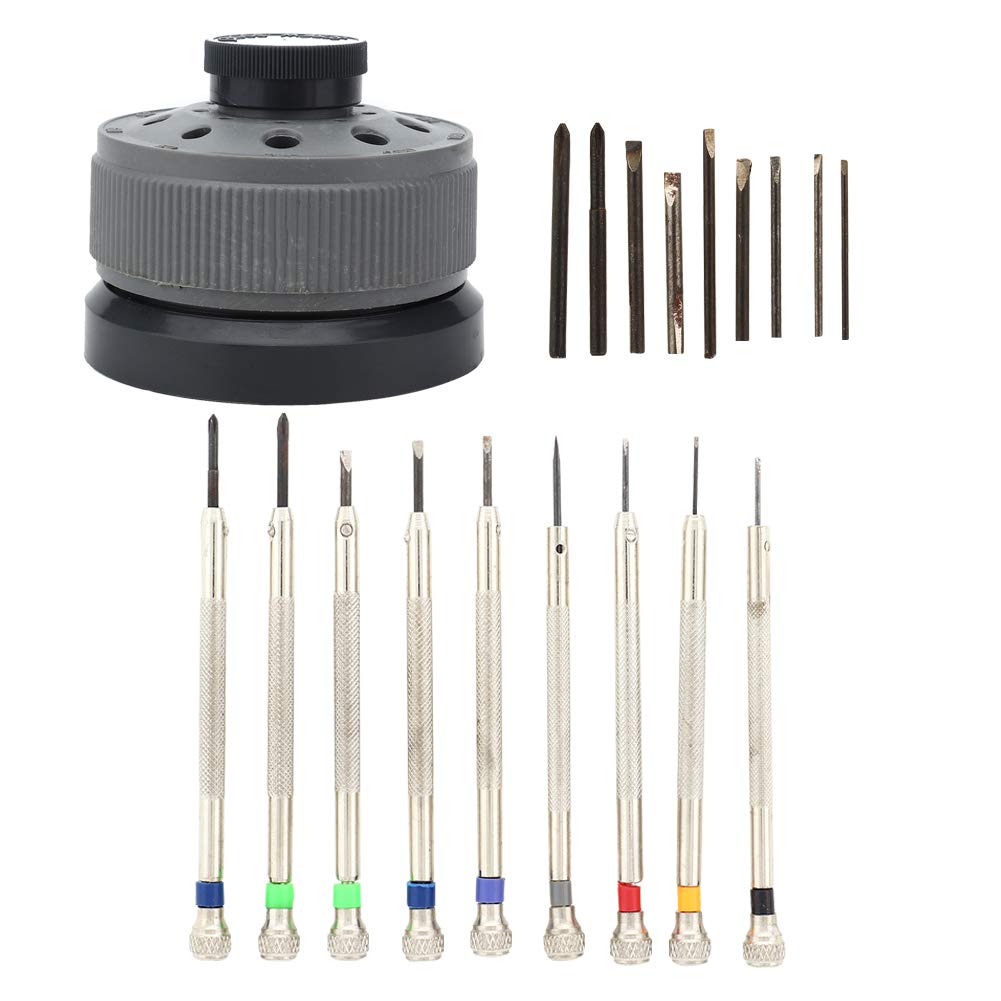 Professional 9-Piece Precision Screwdriver Kit with 9 Replaceable Bits (0.6mm-2.0mm) - Portable Mini Repair Tool for Computers, Electronics, Glasses, Watches & DIY Projects - Ideal for Technicians, Hobbyists & Home Repairs