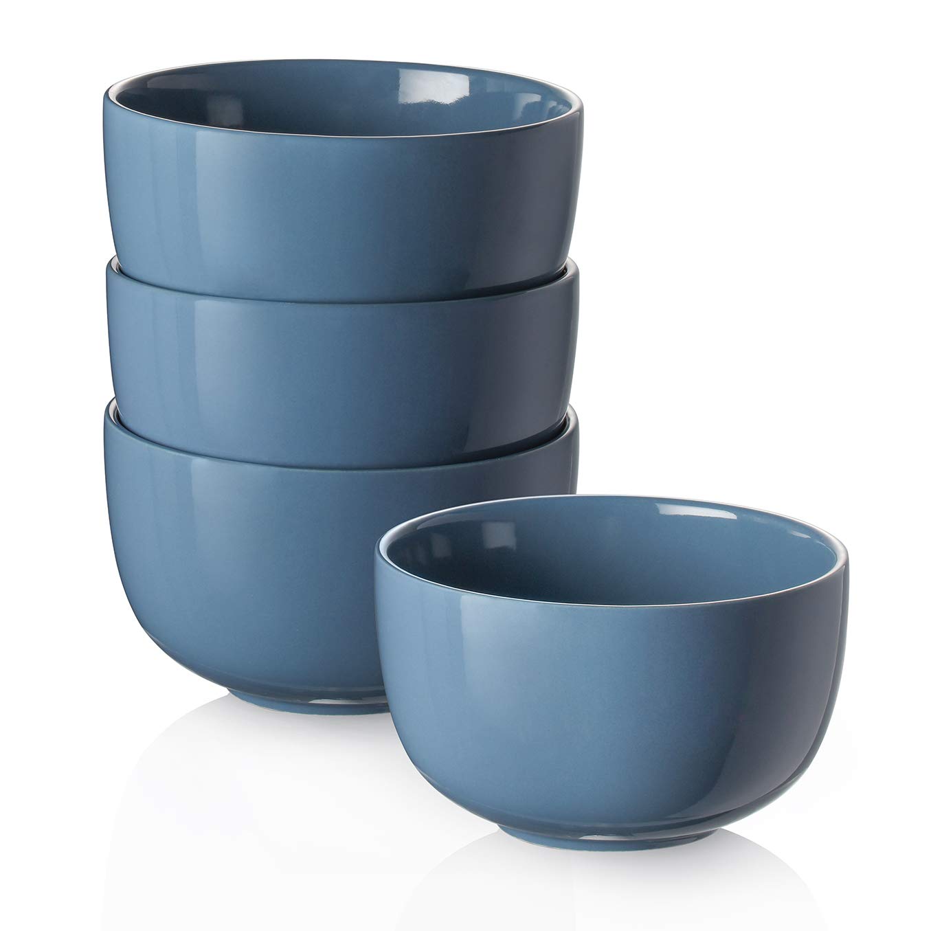 DOWAN 30oz Deep Soup Bowls Set of 4 - 5.8