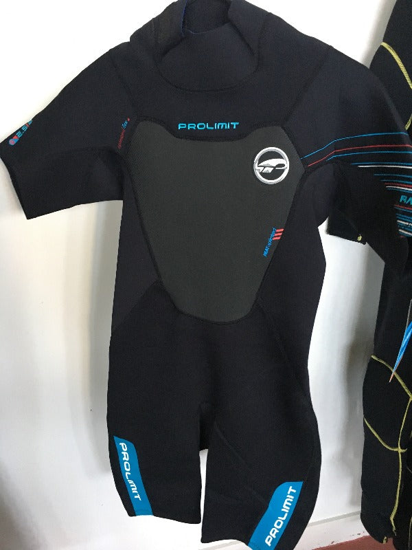 Prolimit Raven Short Arm Short Leg Wetsuit for Men & Women - 3mm Neoprene Surfing, Diving & Water Sports Wetsuit - Perfect for Swimming, Snorkeling & Beach Activities