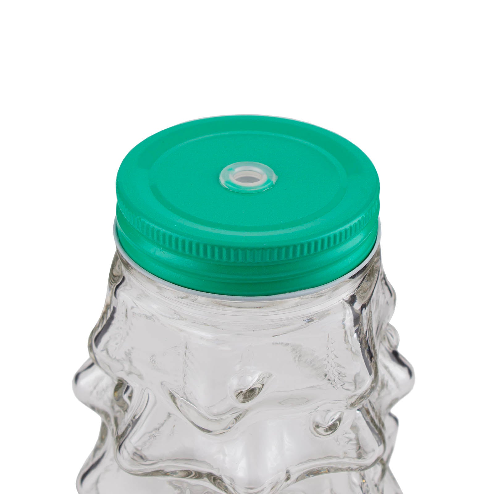 BarConic® 20oz Christmas Tree Mason Jar with Lid - Holiday Drinkware for Hot & Cold Beverages, Perfect for Christmas Parties, Home Decor & DIY Gifts
