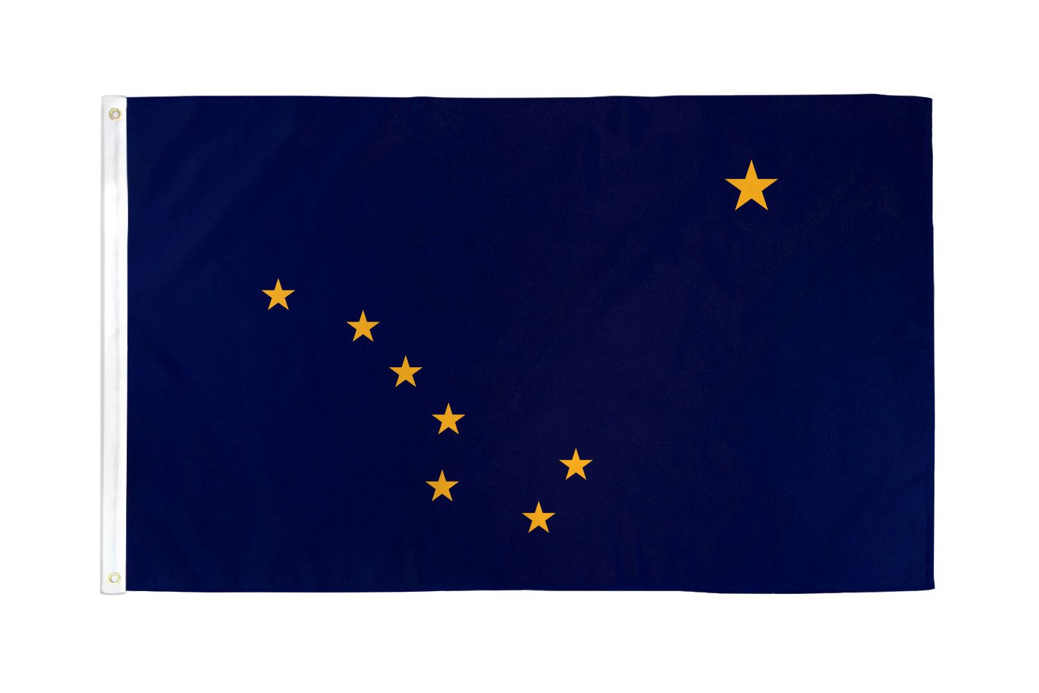 Alaska 3'X5' State Flag - Heavy Duty 68D Nylon ROUGH TEX® - Durable Outdoor & Indoor Use for Home, Office, and Events