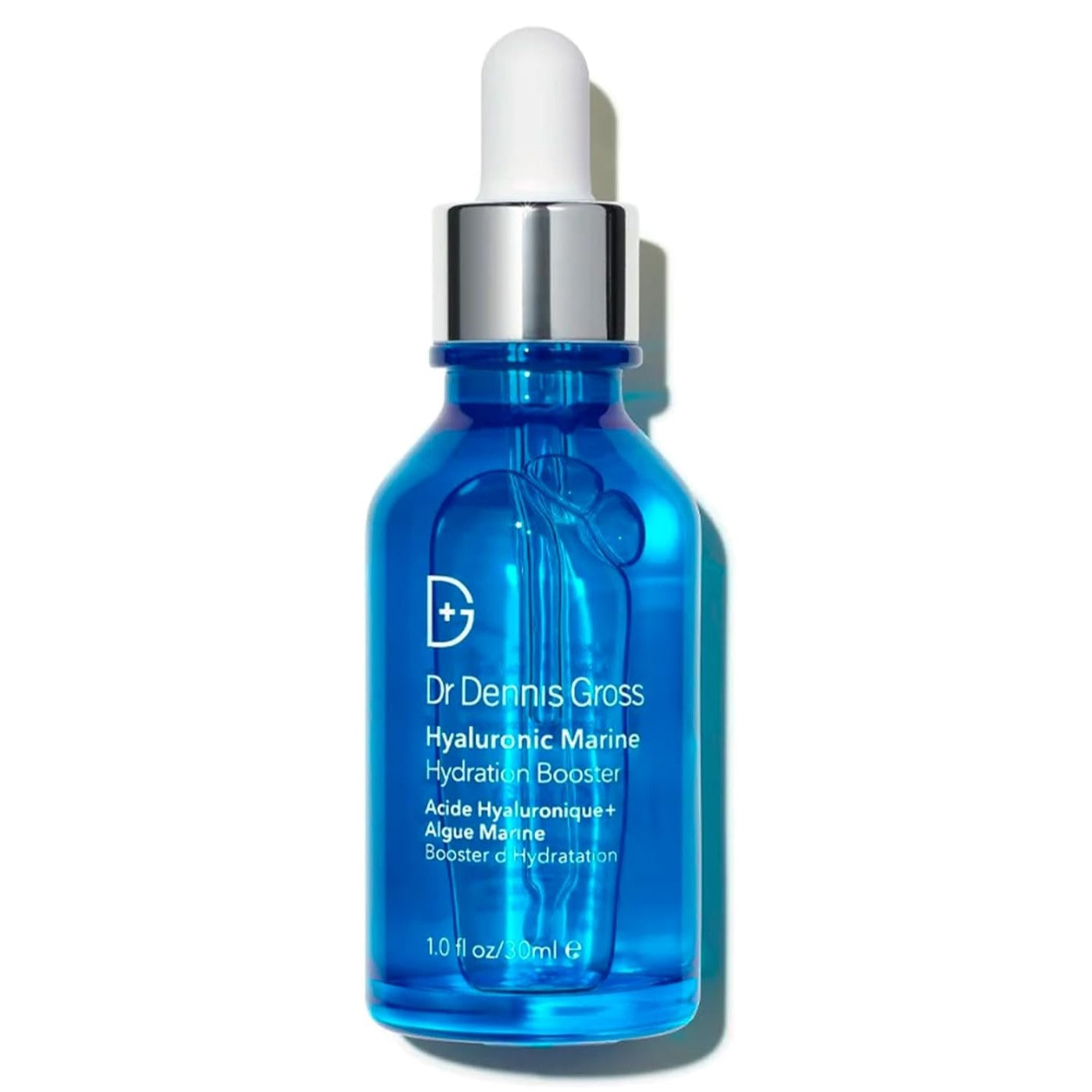 Dr. Dennis Gross Hyaluronic Marine Hydration Booster Serum - Deep Moisturizing Face Treatment for Dry Skin - Perfect for Daily Skincare Routine & Anti-Aging Regimen
