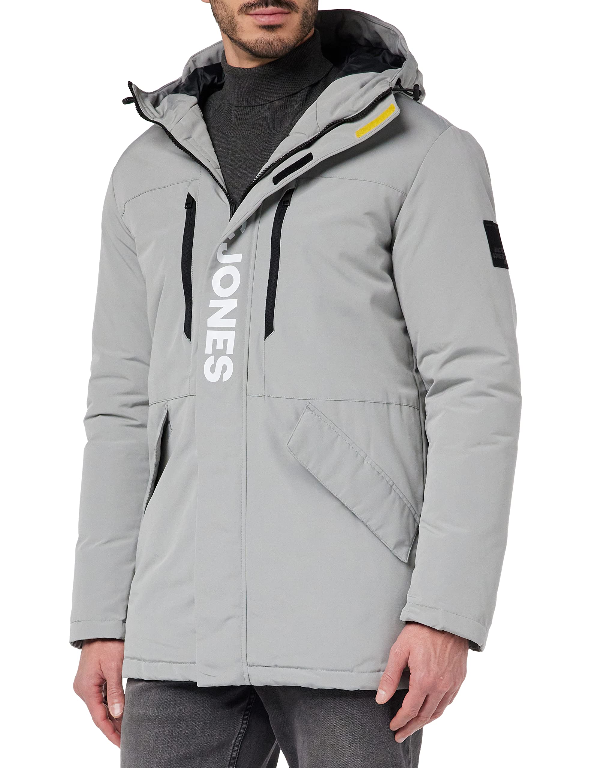 JACK & JONES Men's Parka Jacket - Winter Outdoor Wear