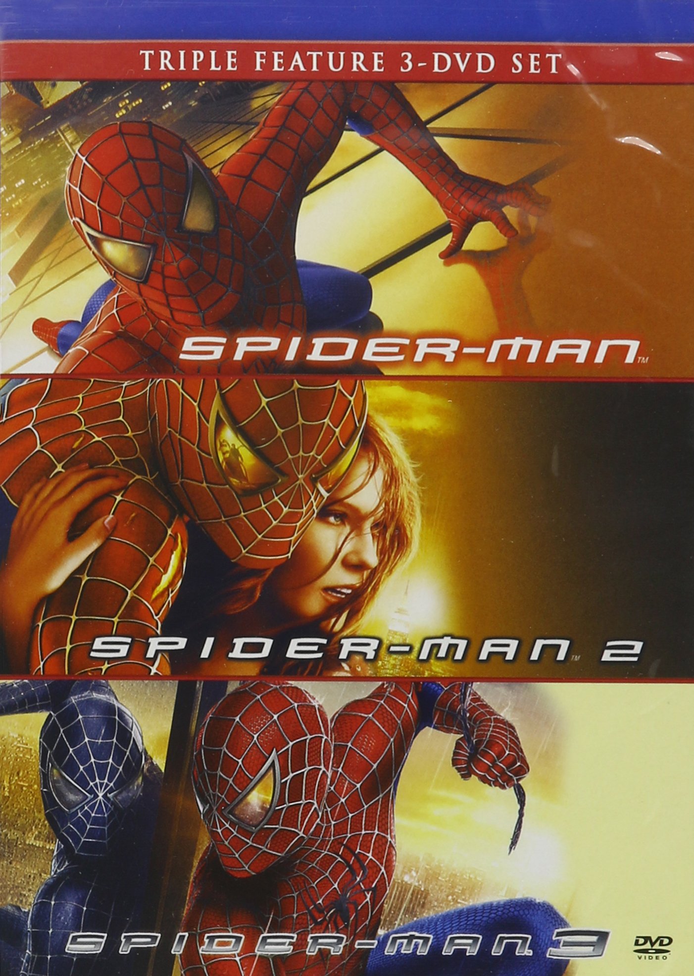 Original Spider-Man Trilogy DVD Box Set (2002-2007) - Includes Spider-Man, Spider-Man 2 & Spider-Man 3 - Perfect for Movie Nights, Collectors & Superhero Fans