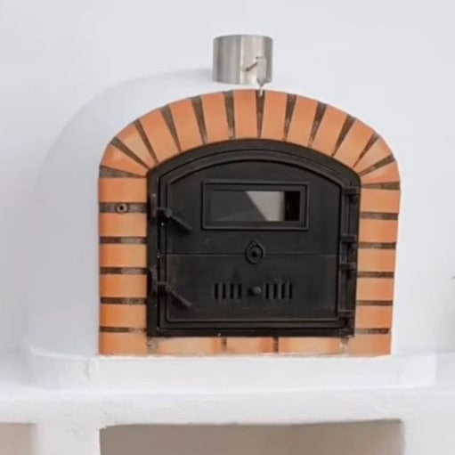 Premium Lisboa Brick Pizza Oven - Outdoor Wood Fired Pizza Maker for Backyard, Patio & Garden Cooking - Perfect for Authentic Italian Pizza, Bread & Baking