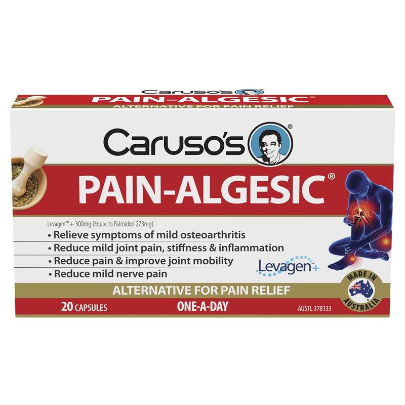 Caruso's Pain Algesic Cream - Fast-Acting Pain Relief for Muscle & Joint Discomfort - Ideal for Athletes, Arthritis & Post-Workout Recovery